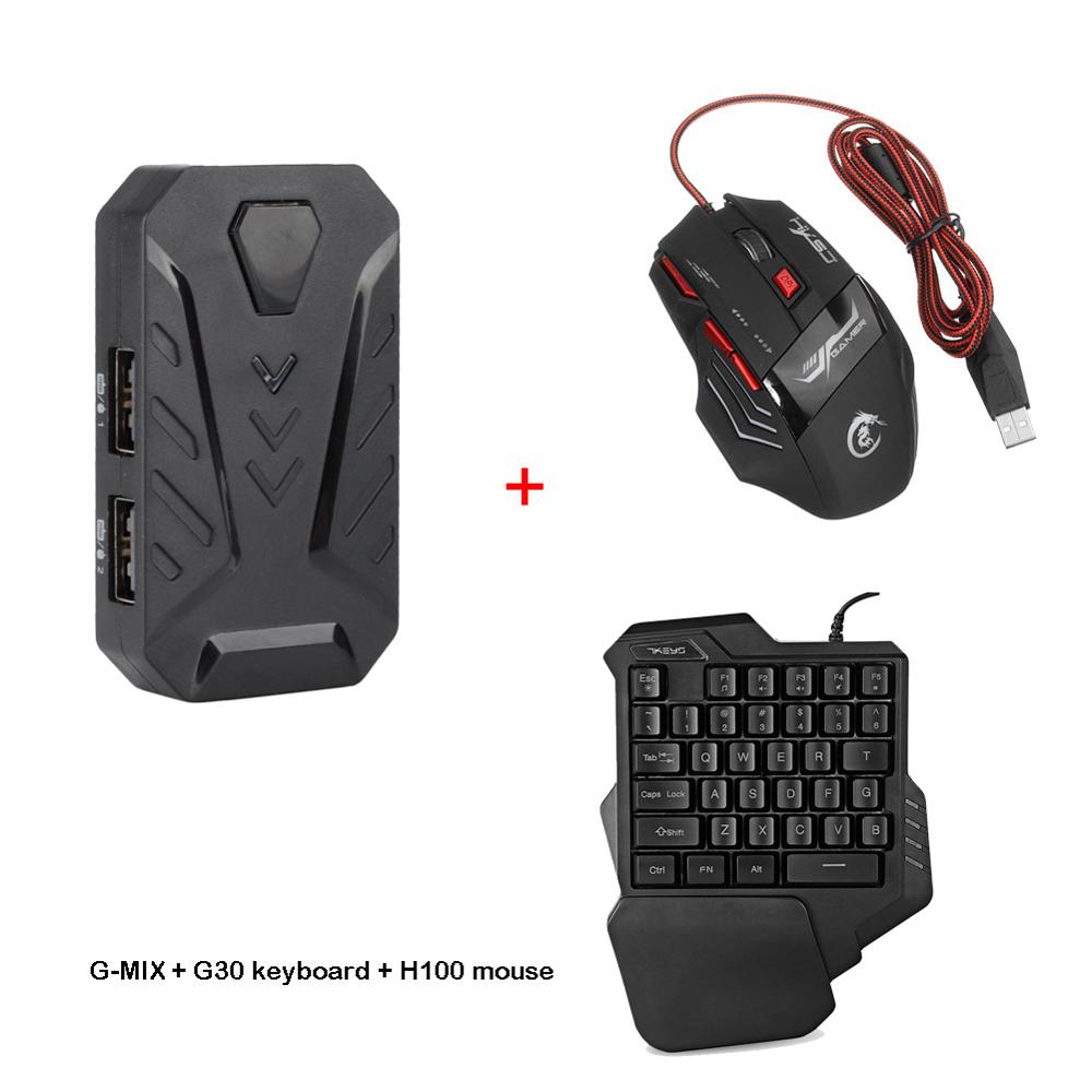 PUBG Mobile Gamepad Controller di Gioco Tastiera Mouse Converter Per Android ios per PC Bluetooth 4.1 Adattatore: Mix set