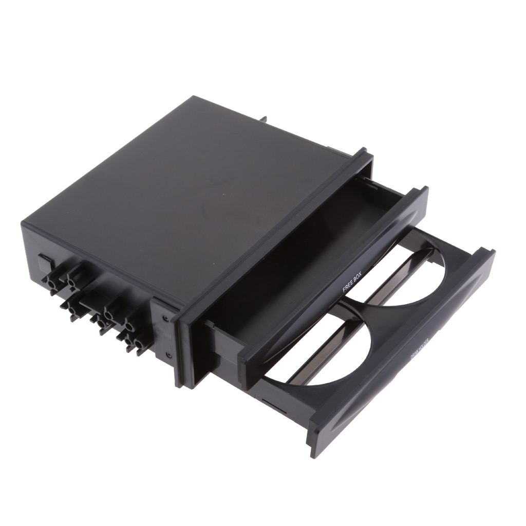 Universal Single Double Din Radio Pocket Car Drink Cup Holder Storage Box Organizer Car Front Cup Holders Drink Bottle Stand