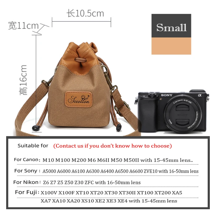 Odporna na wstrząsy torba na aparat do Fujifilm XT5 XT4 XT3 X-E3 XE4 XS10 X100F XA5 Olympus E-M5 II EM5III EM10 EP7 etui pokrowiec ochronny: żółte światło