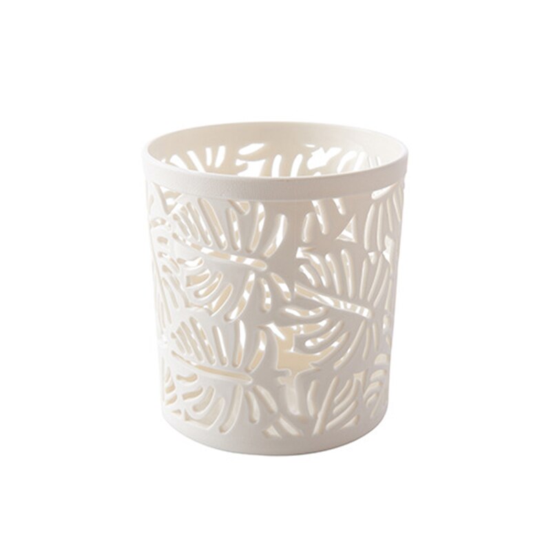Porte-crayon et Pot en plastique, en dentelle, creux, pour brosse à fleurs, accessoires: WT