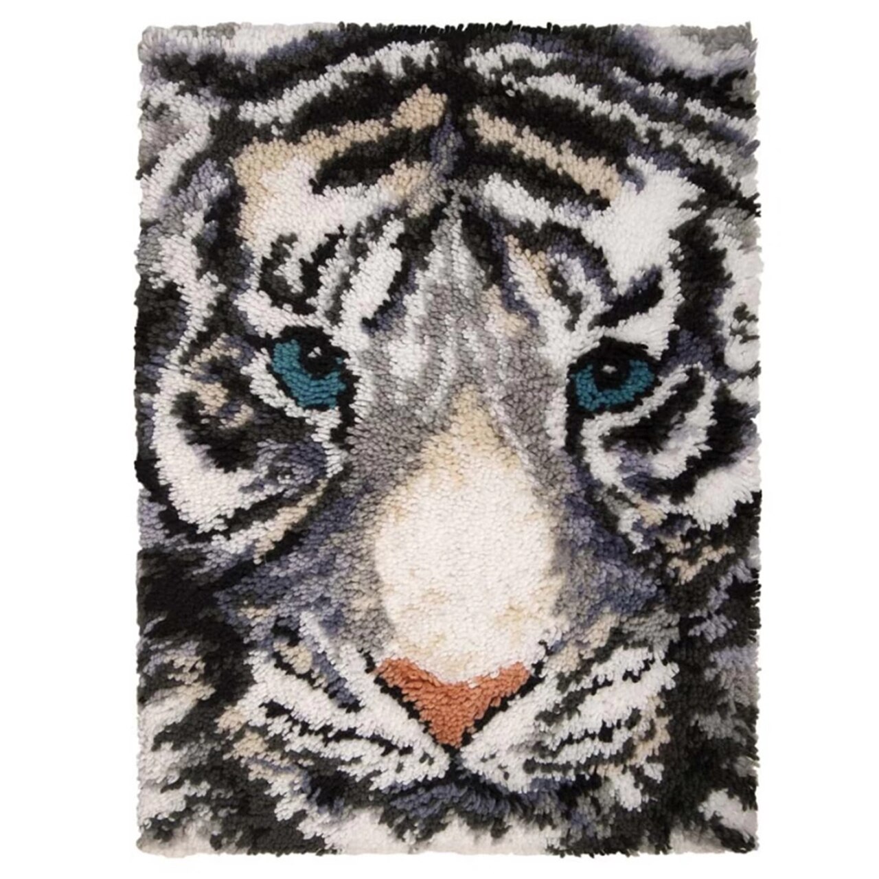 Kit de crochets de verrouillage pour tapis de sol, tapisserie murale suspendue, tapis en toile pré-imprimée avec support antidérapant, pour bricolage, 69x102cm