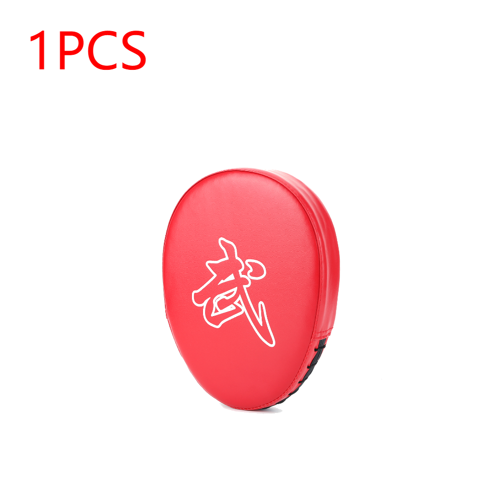 Cible de boxe résistante à l'usure, mitaines de poinçonnage à 5 doigts, coussinets de mise au point pour la boxe MMA Muay Thai, 1/2 pièces: Rouge