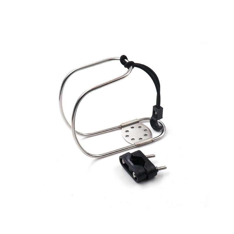 Marine Rvs Hoefijzer Reddingsboei Beugel Reddingsboeien Ring Houder E7CA