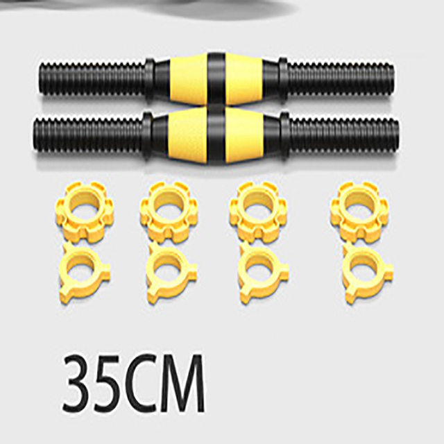 Dumbbell Extension Bar 35/45/50 Cm Arm Strength Training Barbell Connector Connector Neck Pad Extension Bar Extender Equipment: 35cm