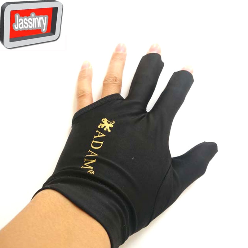 10pcs/lot High elastic fabric Adam Billiards Gloves Half-finger snooker cue gloves left-hand Billiards accessories