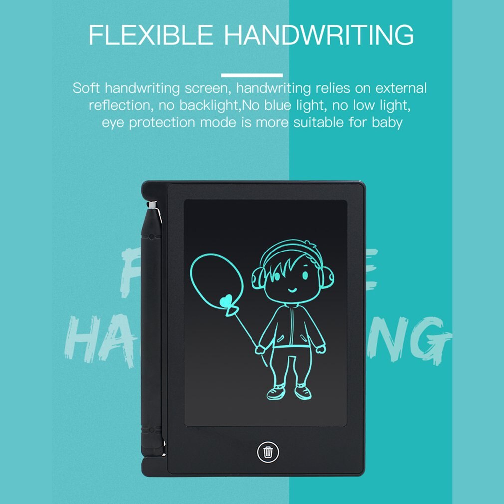 Tableta LCD de 4,4 pulgadas para escribir, tableta para niños, almohadilla para escribir, dibujo, pintura, tabla gráfica, , creatividad infantil, imaginación