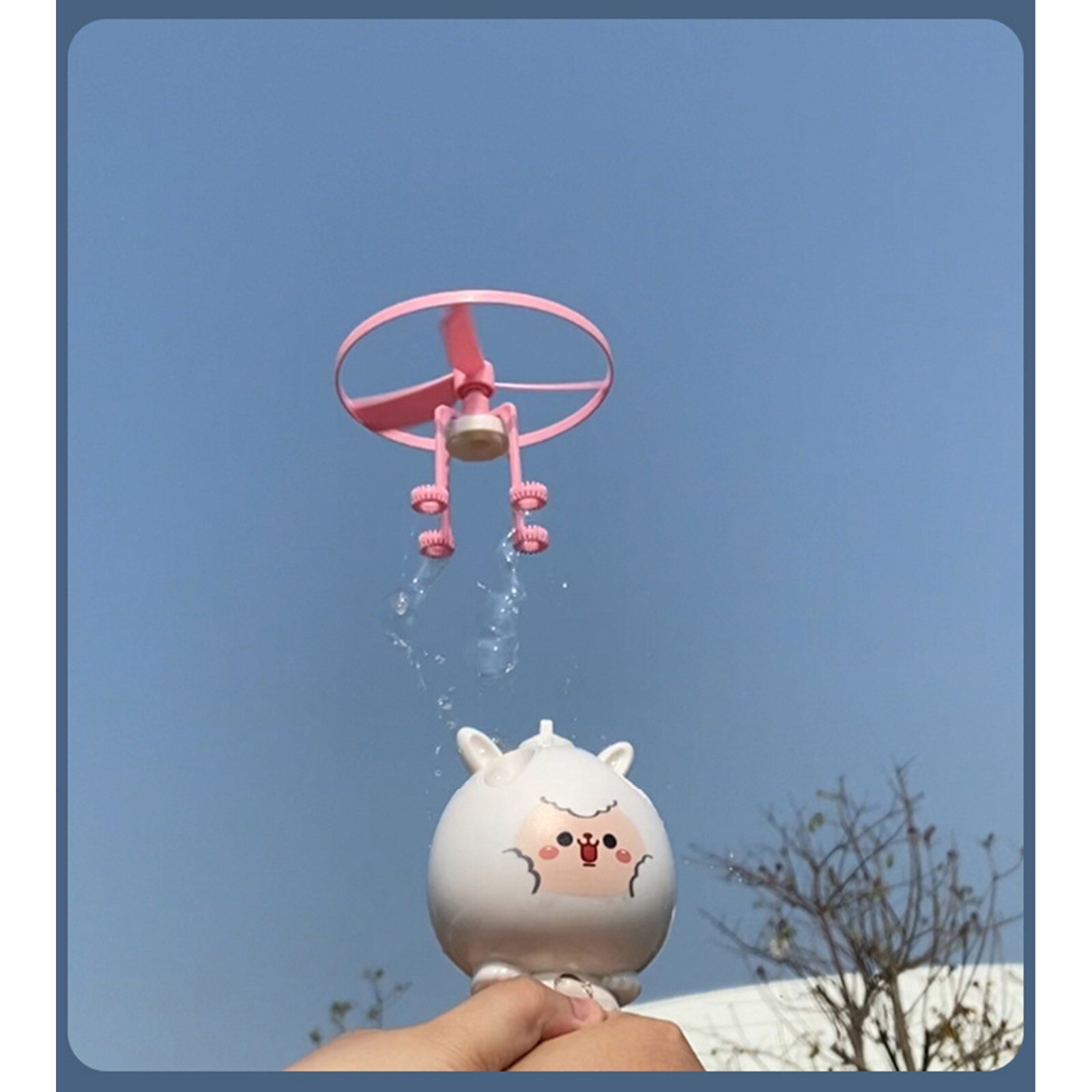 Bamboo Dragonfly-bubble Machine Discovery-toys Bubble Chopper Aerial Flying 80ml Automatic Bubble Maker Outdoor Toys For Kdis