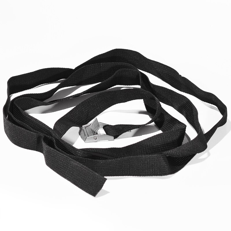 2.5 mx 25mm bilbagage bundet bilbagage fragt surringsbånd zinklegering nylon spænderem sort spændetov