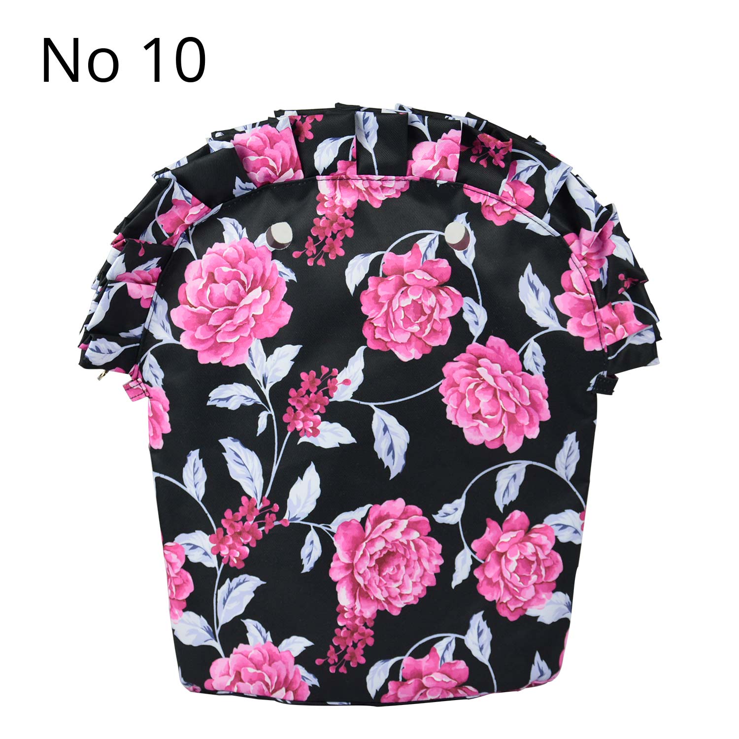 TANQU Floral Frill Pleat Lining Zipper Pocket for Obag 50 composite cloth Insert with Inner Waterproof Coating for O Bag 50: No 10
