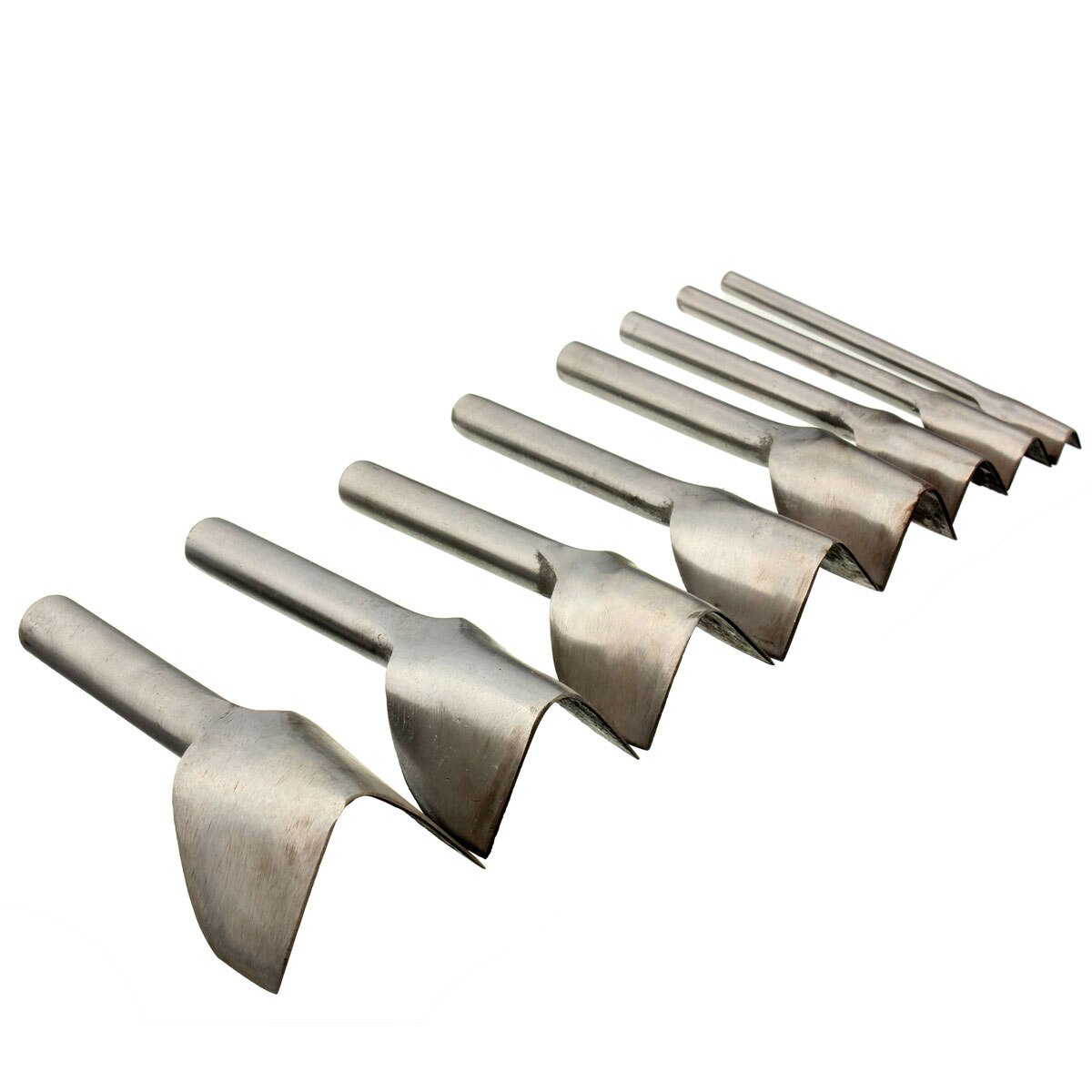 Leather Craft Tools Half Round V Shaped Cutter Handmade Strap DIY Saddle Belt Wallet Punch Sewing Carving Hand Tools 10-50mm