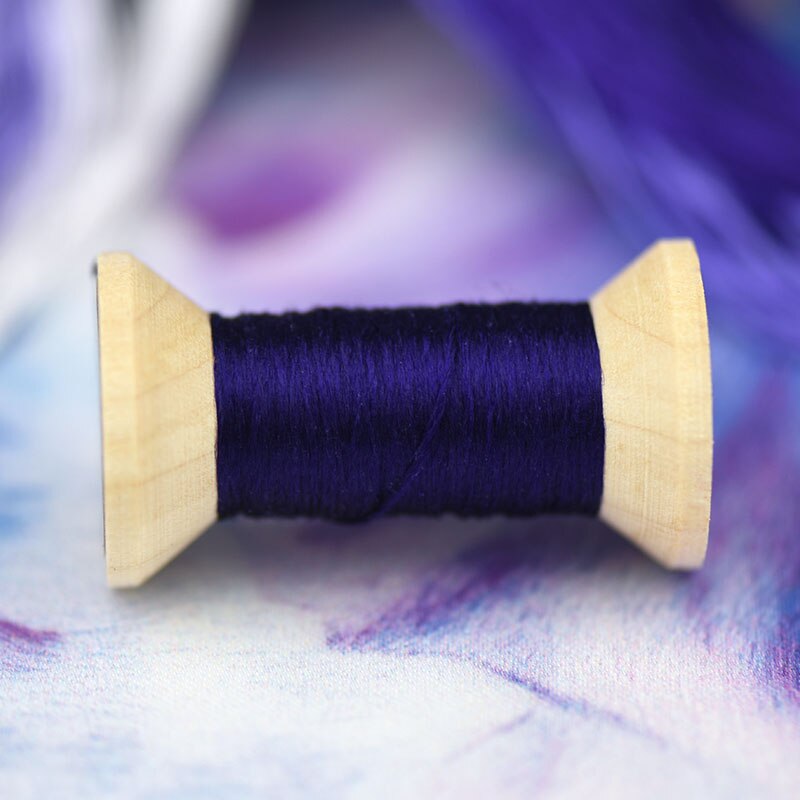Linha de bordar bordada à mão/linha de seda/linha de bordar de seda enrolada/linha de bordar de seda/carretel/luz real: 10