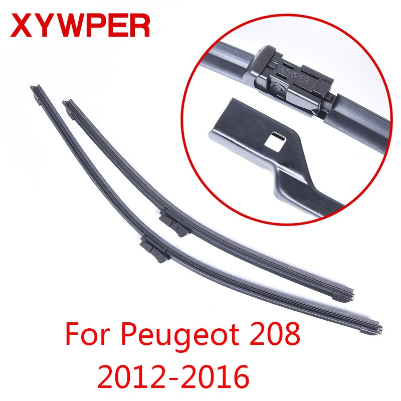 Xywper Wisserbladen Voor Peugeot 208 Auto Accessoires Zachte Rubberen Ruitenwissers