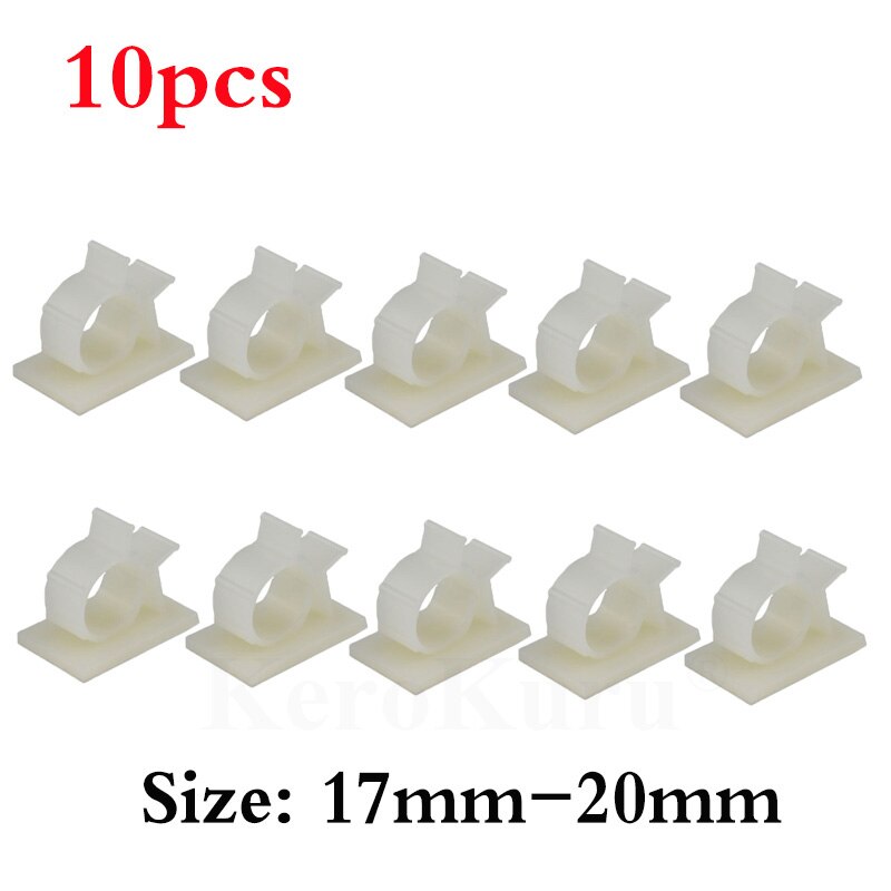 10pcs Cable Organizer Self Adhesive Cable Clips Table Cable Management Adjustable Cord Holder For Car PC TV Charging Wire Winder: PURPLE