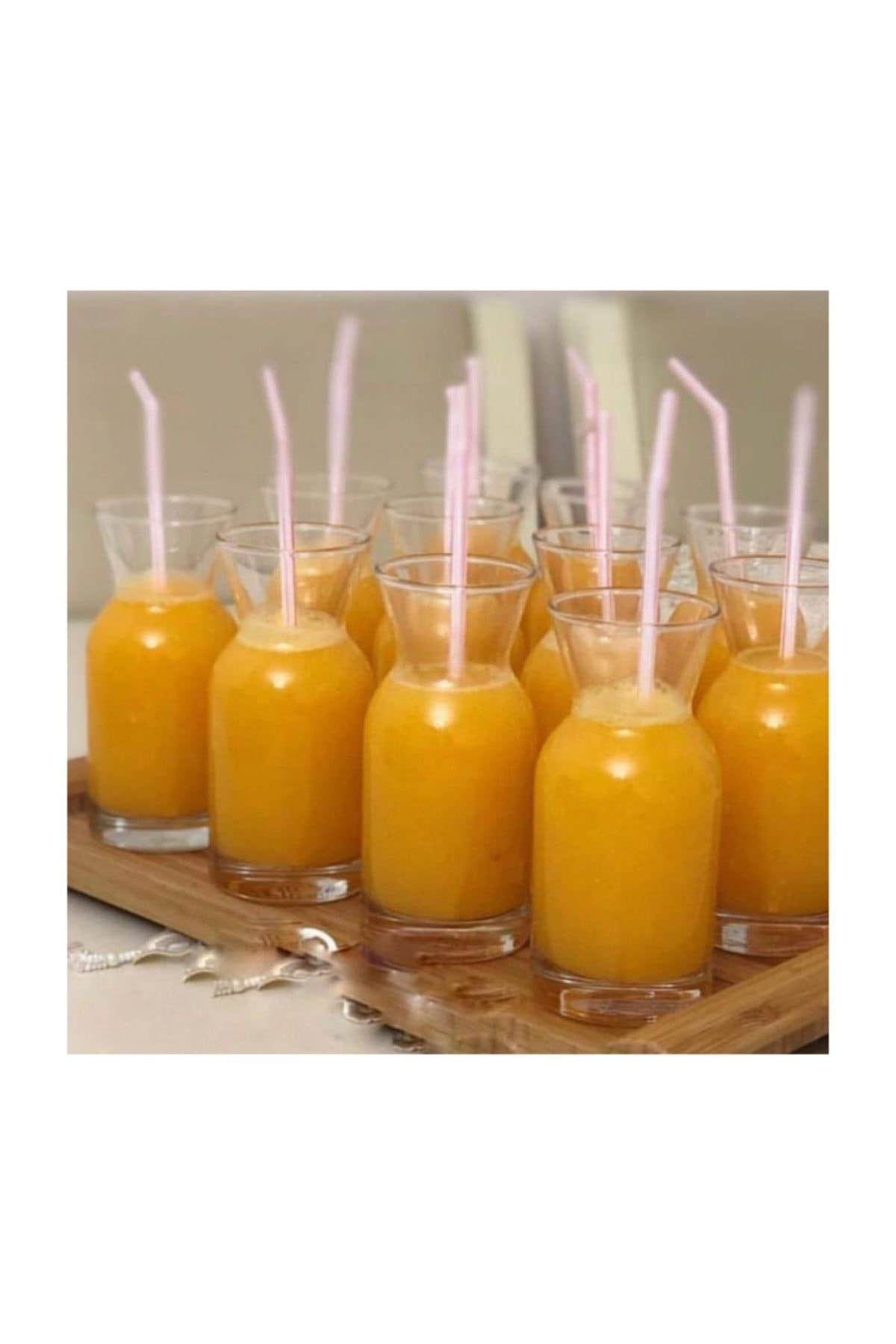 Pasabahce Village Carafe présentation jus de fruits bouteille d'eau bouteille 6 pièces 195cc