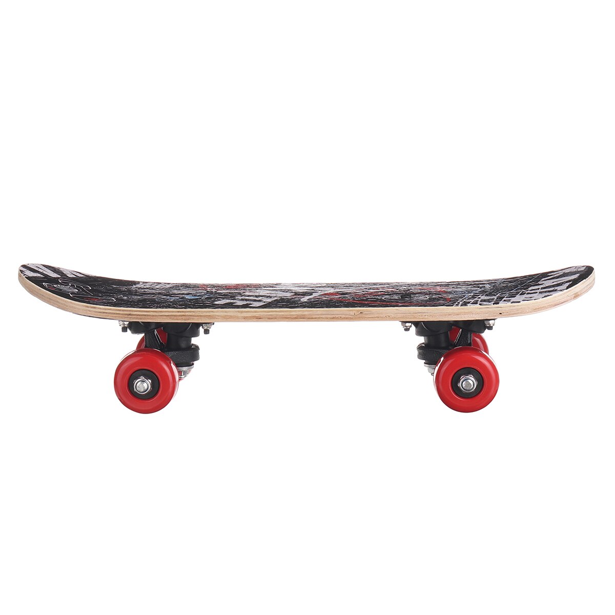 17 Inch Double Rocker Children Kids Skateboard Teenagers Beginnner Four-wheel Wooden Skate Board