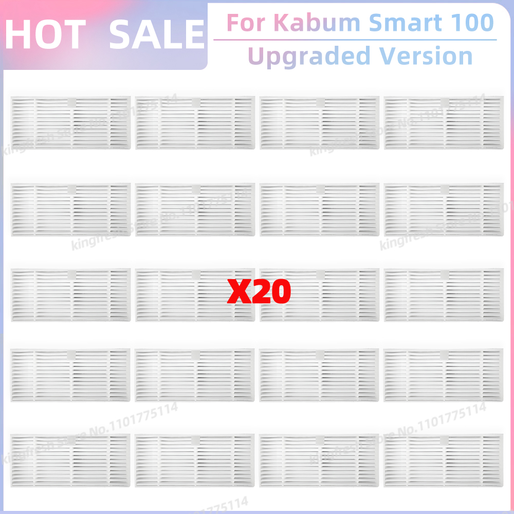 Fit For ( Kabum Smart 100 KBSF007, Nedis WIFIVCR001CBK, Nedis WIFIVCB01 ) Vacuum Parts Side Brush FIlter Mop Cloth Rubber Strip: Orange