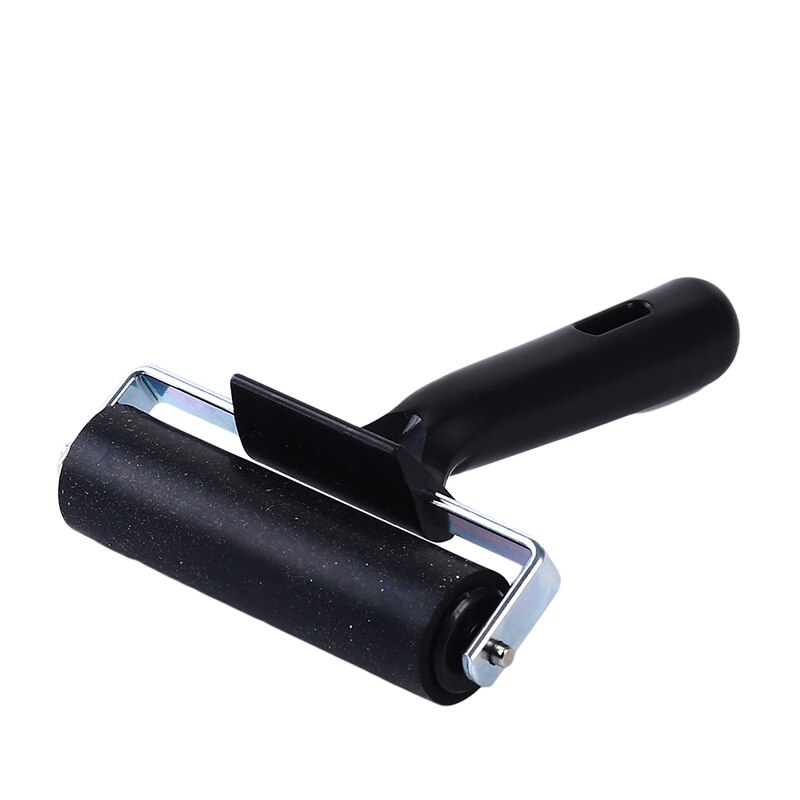 Borracha macia profissional brayer perfeito anti skid fita ferramentas de construção tinta de impressão e carimbo ferramentas rolo de borracha