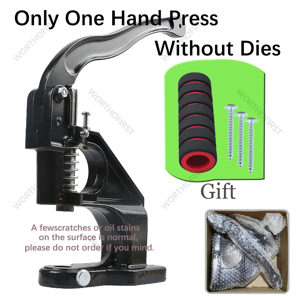 Aluminium handpons persmachine en stalen matrijzen voor drukknopen oogje doorvoertule parel klinknagel jeans knop mal naaien accessoire: Black Nickel