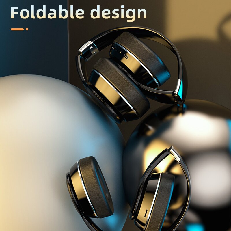 Xiaomi HiFi Foldable Headset Wireless Headphones BluetoothSupport TF Card/FM Radio/Bluetooth AUX Stereo Headset With Mic