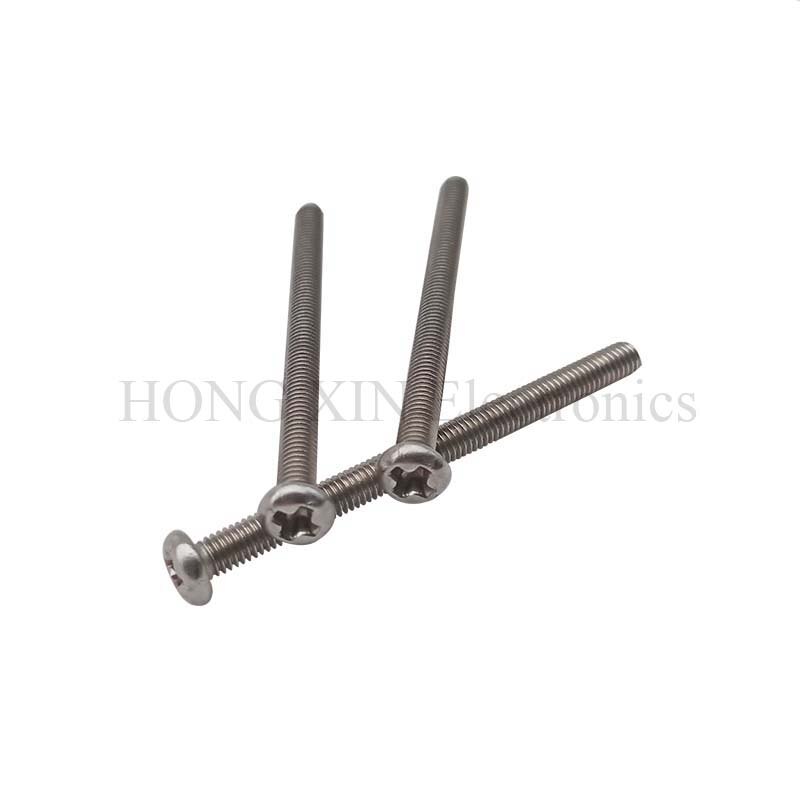 M3*40 Stainless Steel Screw 40mm Round Head Screws Phillips Crosshead Thread Bolt Brand fastener tools