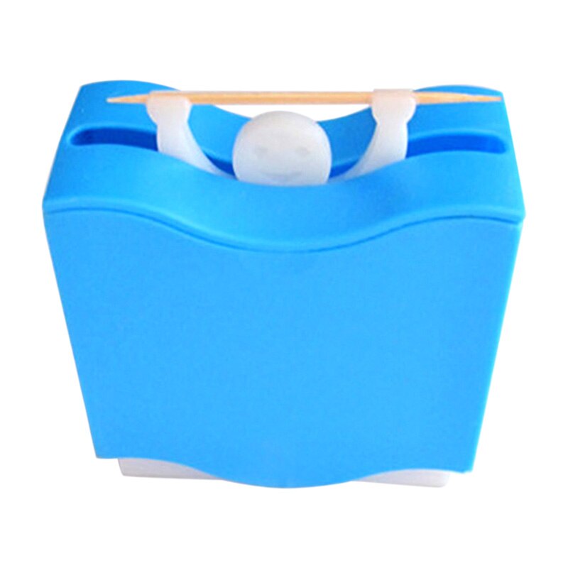 1/5pcs Lifting Man Type Toothpick Dispenser Automatic Toothpick Box Household Supplies 2019ing