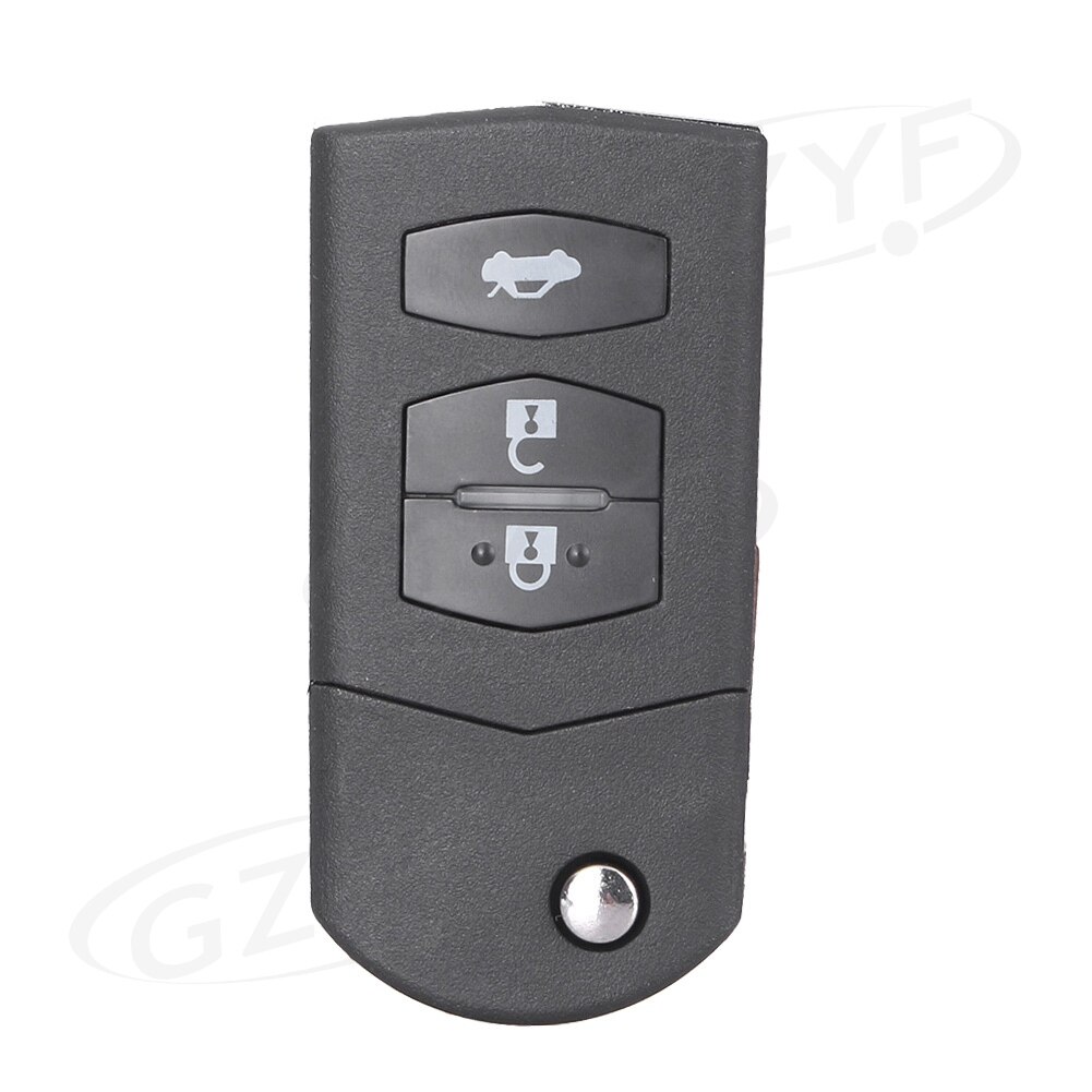 3 Buttons Car Remote Key Shell Case for Mazda 3 6 Mazda3 Mazda6 2004 & For MAZDA 5 2006