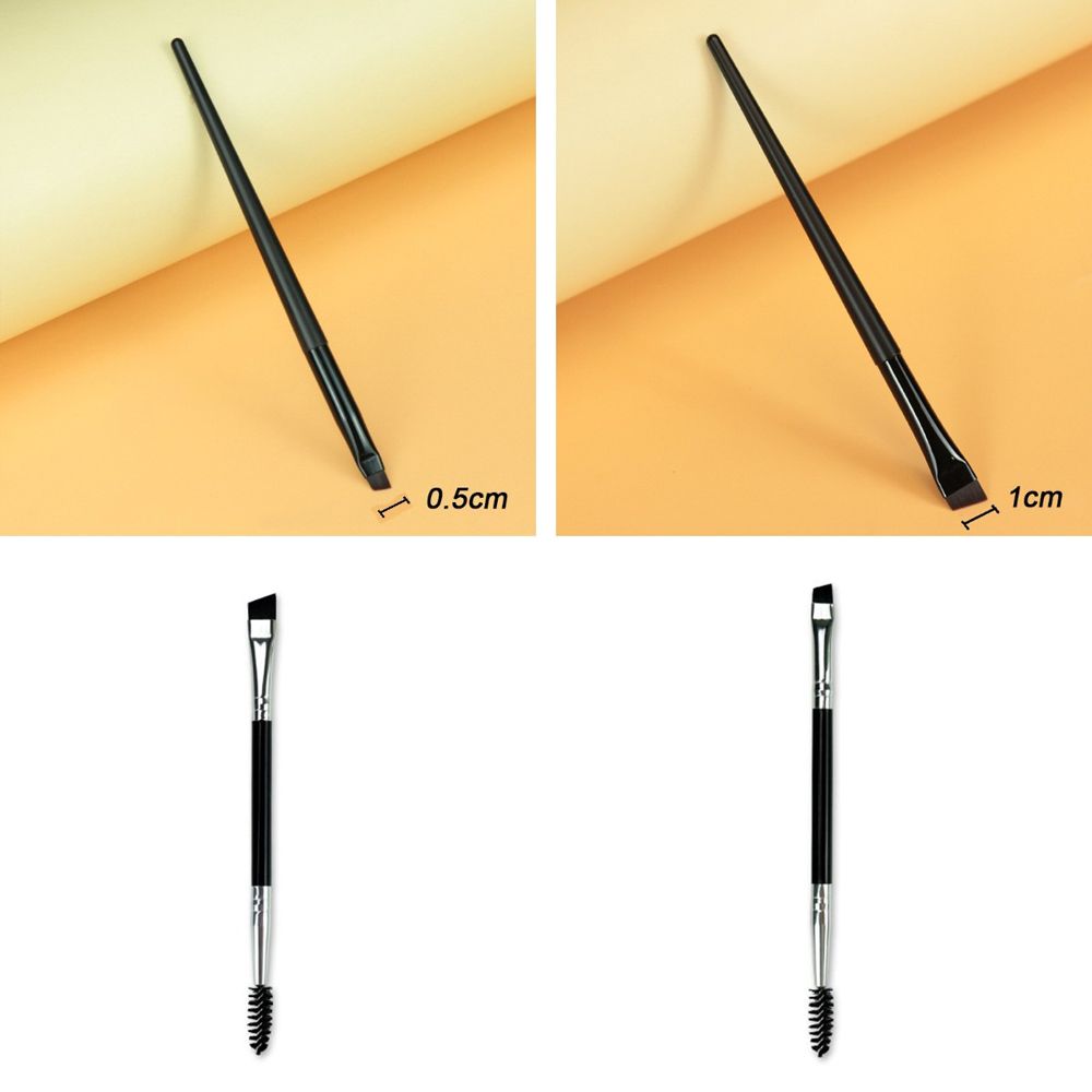 Kosmetik Pinsel machen-hoch Werkzeug Anfänger abgewinkelt feine Eyeliner Pinsel flache Augenbrauen Pinsel Liner Augenbrauen Pinsel Klinge machen-hoch Pinsel