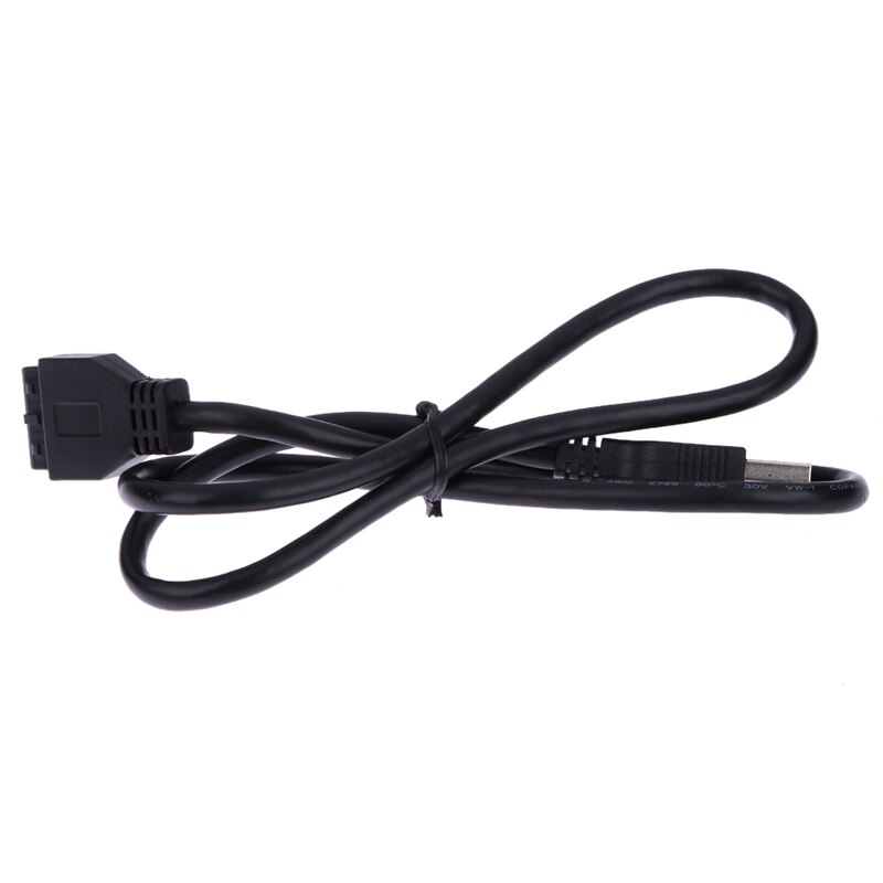 Panel frontal para carcasa de ordenador, 7 puertos USB 2,0 3,0 Hub 5Gbs 5,25 &quot;, Bahía de unidad de CD-ROM, CD ROM, USB 3,0, Cable macho de 19 pines A tipo A