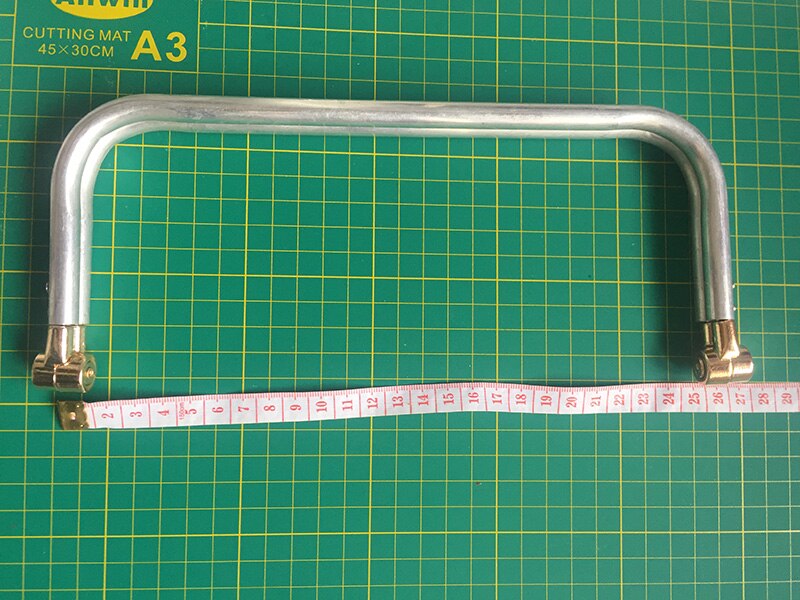 20cm 25cm 30cm Doctor Metal Bag Frame Metal Purse Frame Handbag Frames Square Bag Hardware DIY Bag Frame