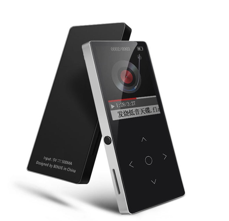 BENJIE K8 lecteur Mp3 bluetooth avec écran tactile son 8 GB lecteur de musique avec Radio FM Ebook visionneuse de photos FLAC MP3 WAV