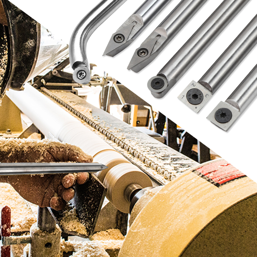 Hout Draaien Tool Beitel Verwisselbare Hardmetalen Messen Tip Draaibank Tool Insert Cutter Kan Match Legering Staal Houtbewerking Tool