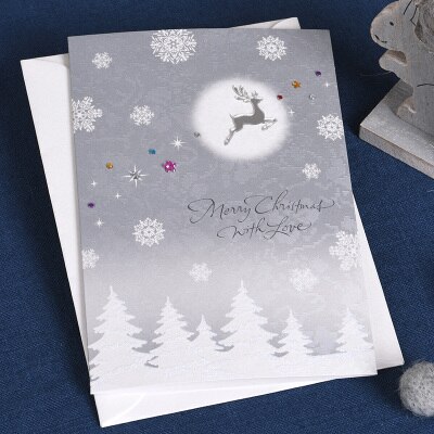 Business Christmas Cards For Winter Snowflake Christmas Greeting Cards
