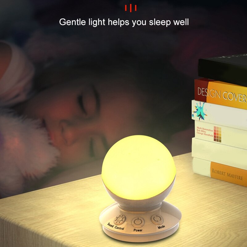 Led Smart Voice Control Night Light Colorful RGB Dimmable Table Light Smart Desk Lamp for Bedroom Office Living Room