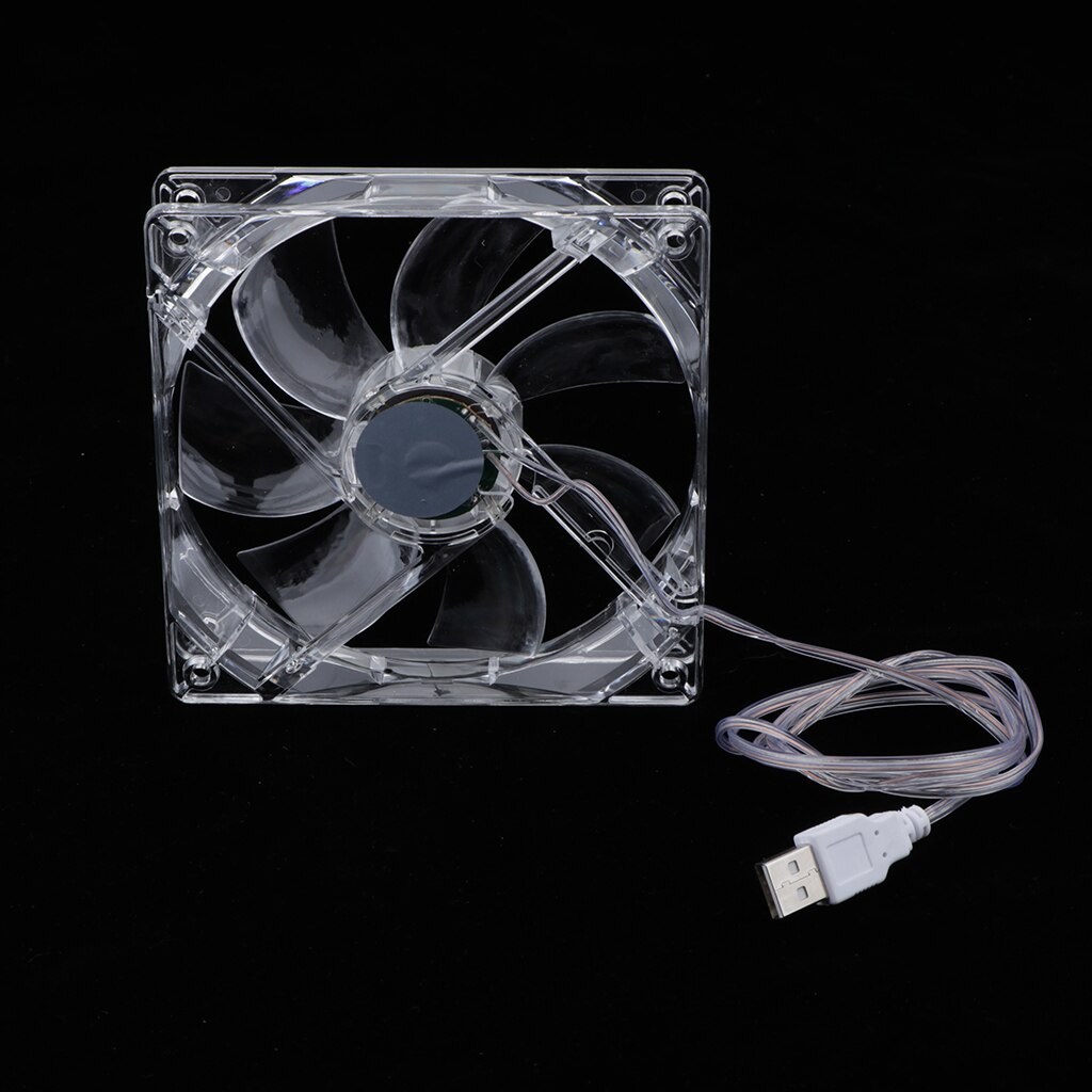 Hamster Cage Cooling Fan LED Lights Rechargable Small Pet Mice Degus Cooler