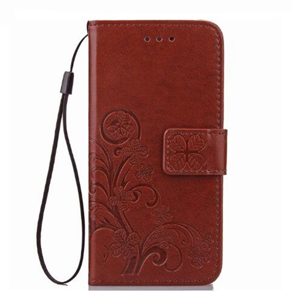 Per UMIDIGI A9 Pro Copertura di Caso di Vibrazione DELL'UNITÀ di elaborazione Del Cuoio Del Raccoglitore Capa Coque Telefon Etui Cassa del Magnete Per UMIDIGI Umi A9 pro Fonda Borsette Astuccio: Brown HZ