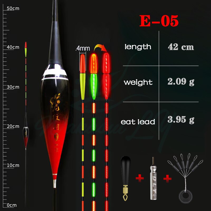 Capteur de gravité pour la pêche à la carpe, flotteurs lumineux, électrique, rouge, batterie 425, pour l&#39;extérieur, accessoires, nouveauté: B91-05