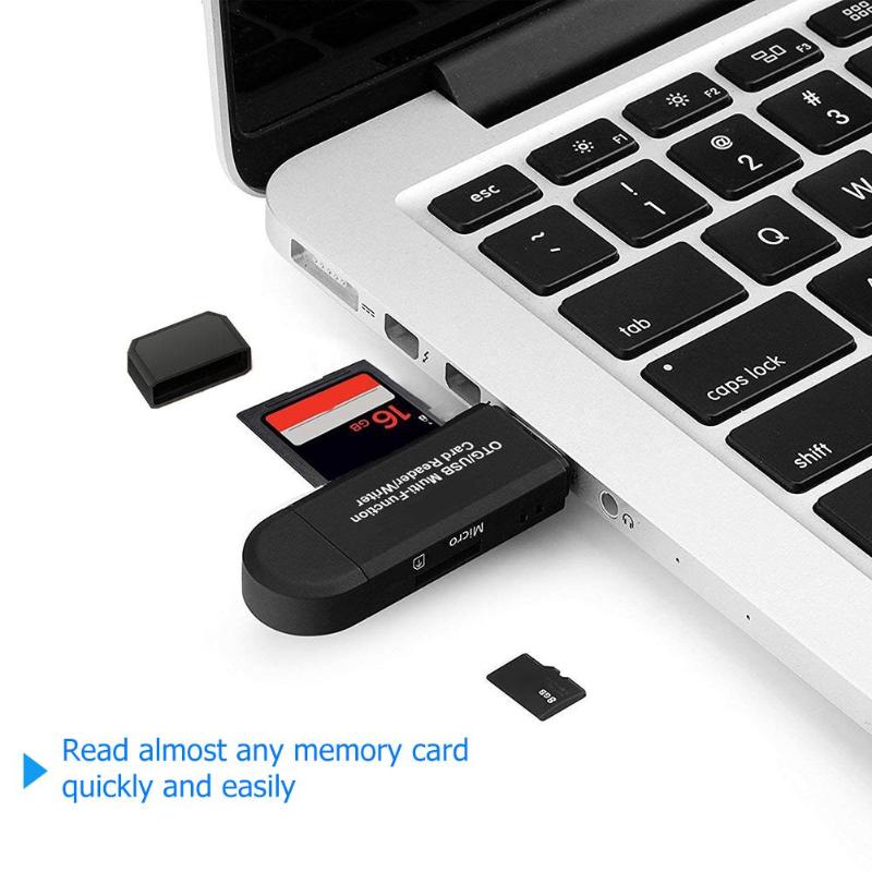 Micro USB+USB 2in 1 OTG Card Reader Universal High Speed USB3.0 Memory Card Adapter for Computer/Windows/PC/Android/Phone/Tablet