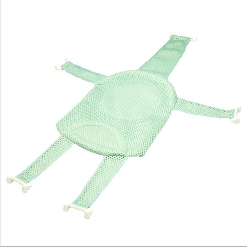 Baby Adjustable Infant Cross Shaped Slippery Bath Net Antis Kid Bathtub Shower Cradle Bed Seat Net And Ring cloth Home Mat Seat: A3