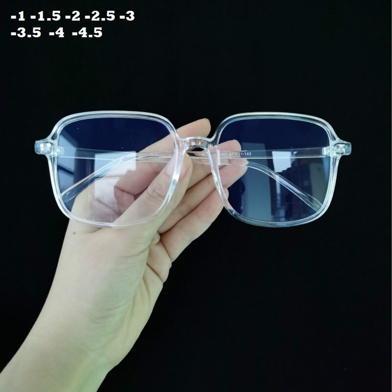 -1 -1.5 -2 -2.5 -3 -3.5 -4- 4.5 firkantede stel kvinder/mænd myopi klar linse computerbriller klassisk nærsynethed
