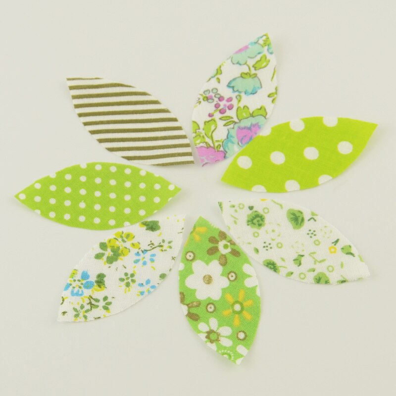 Leaf Precut Cotton Patchwork Fabric Charm Pack Quilting Fabrics Random 100 pcs/lot 50 Designs 6.5CMx6.5CM Telas
