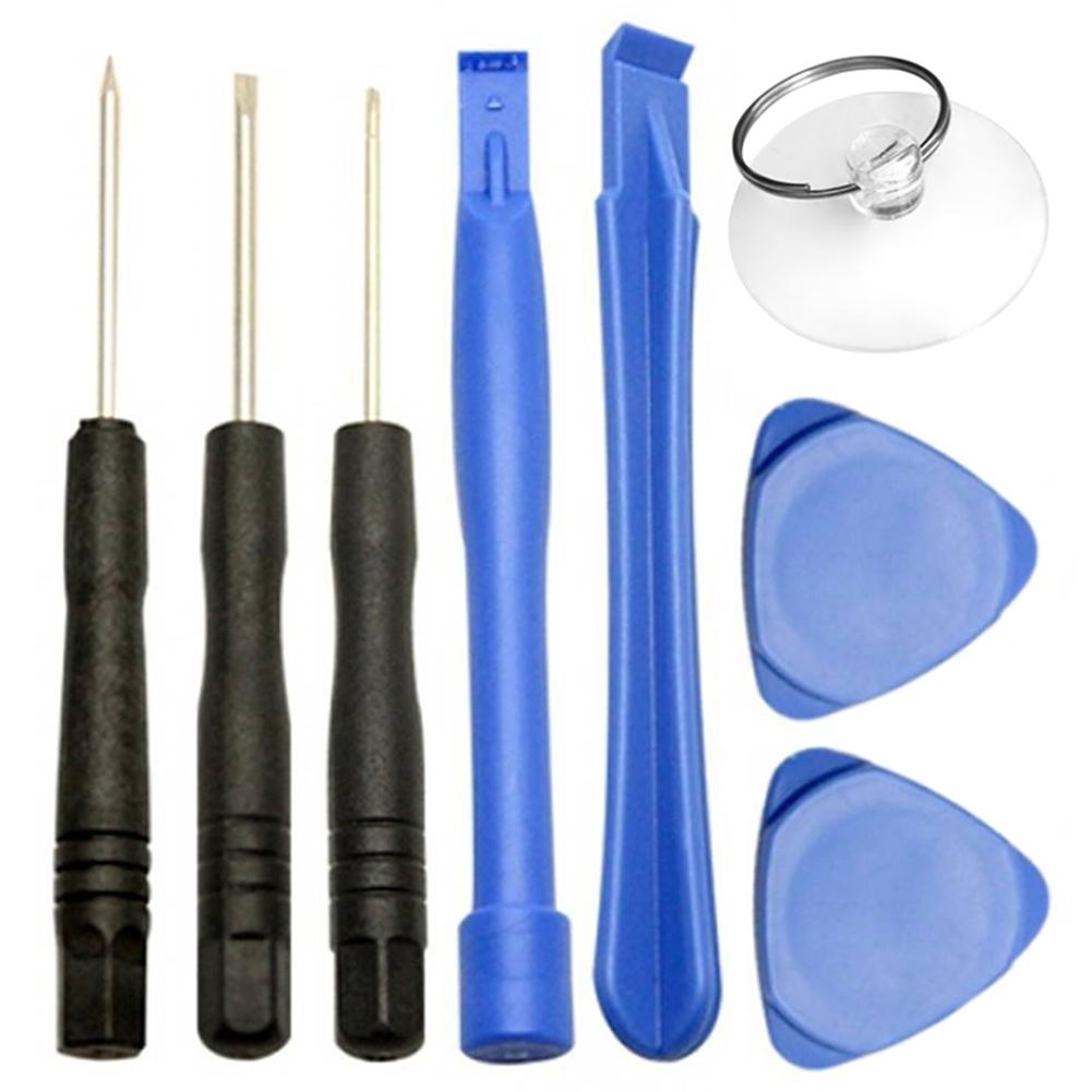 8 em 1 telefones celulares abertura pry ferramenta de reparo ventosa kits chaves de fenda para iphone4 4S 5 5S/6/7/8/x/11/12