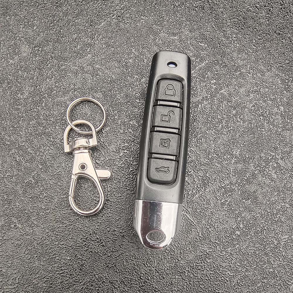 4 Buttons Clone Remote Control 433MHZ Wireless Transmitter Garage Gate Electric Door Copy Controller Anti-theft Lock Key: WHITE
