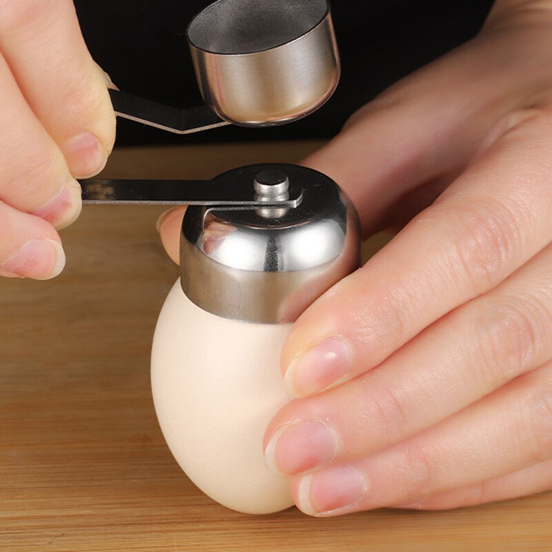 Ciseaux coupe-œufs en métal à Double tête, nouvelle mise à niveau, ouvre-coquille d'œuf en acier inoxydable, ouvre-coquille d'œuf brut poché
