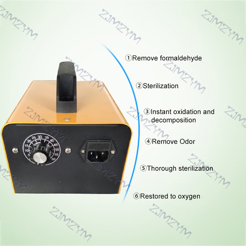 Ozone Generator Disinfection Machine 110V/220V 32g/24g/16g/8g Portable Air Purifier Home Ozonator Cleaner Ozonizer