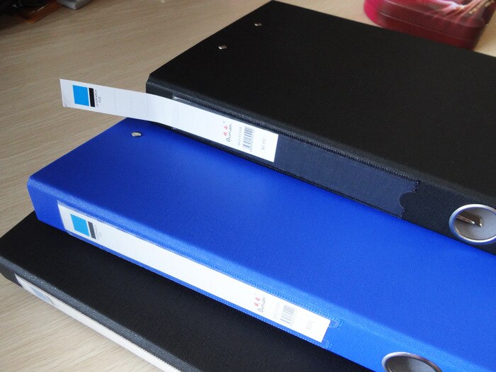 Office Business Folder A4 Paper Double Powerful Clip File Cabinets Folder Desktop Storage Folder School Office Stationery