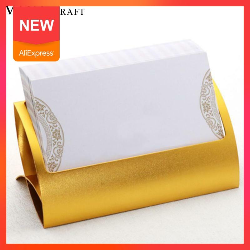 Vividcraft Metal Card Holders Note Holders Card For Office Desk Display Business Desk Clip Holders Stand Accessori R7P3