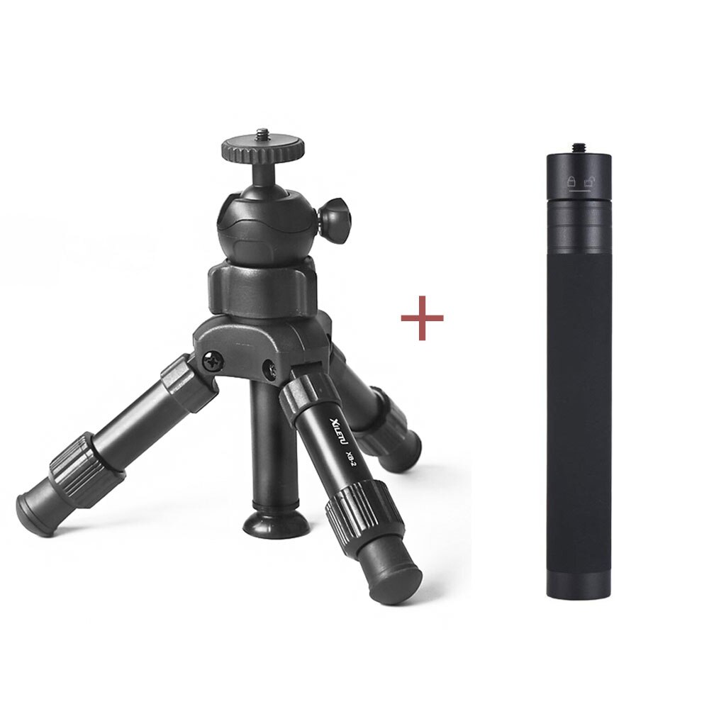 XILETU XB-2C Mini Stativ Digitalen Slr-kamera Tragbaren Stativ Mobil Schreibtisch Video Ständer kann ausgestattet mit verlängerung stange: hinzufügen Verlängerung Stange