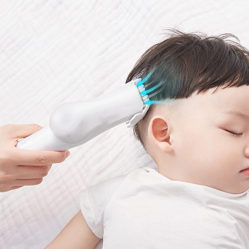 Xiaomi Rushan Tondeuse A Cheveux Sous Vide Tondeuse Automatique Pour Cheveux De Bebe Muette Ix7 Coupe Electrique En Ceramique Detachable Etanche Grandado