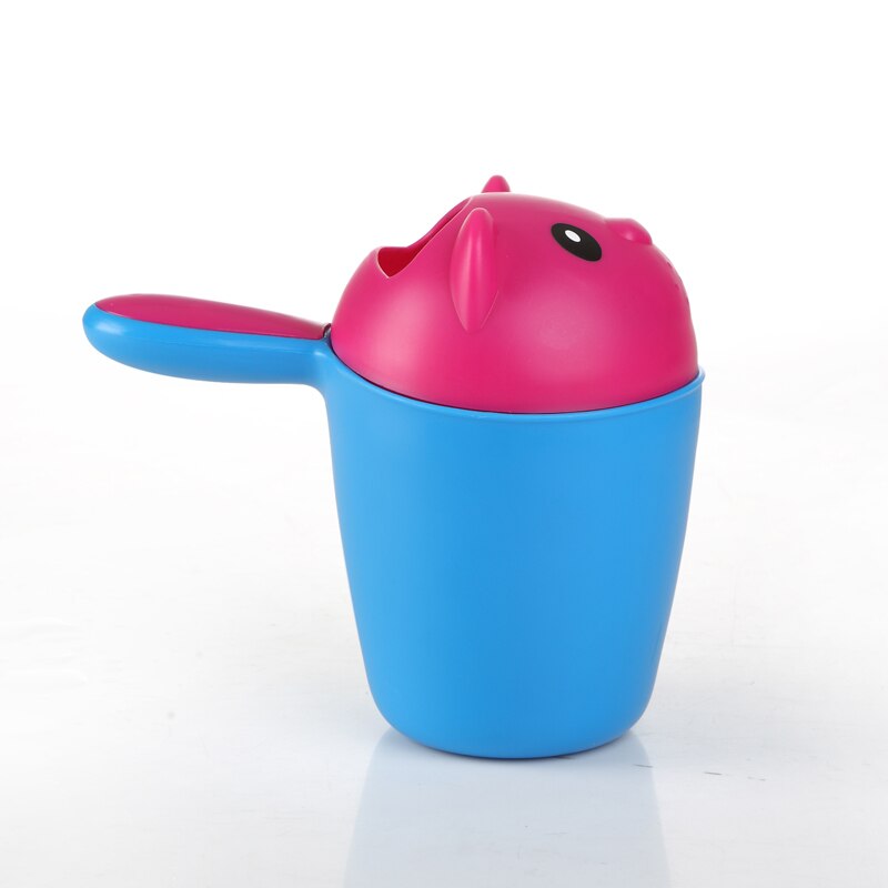 2 stuks baby kinderen cartoon beer badbeker baby shower shampoo beker bailer baby shower water lepel bad wasbeker