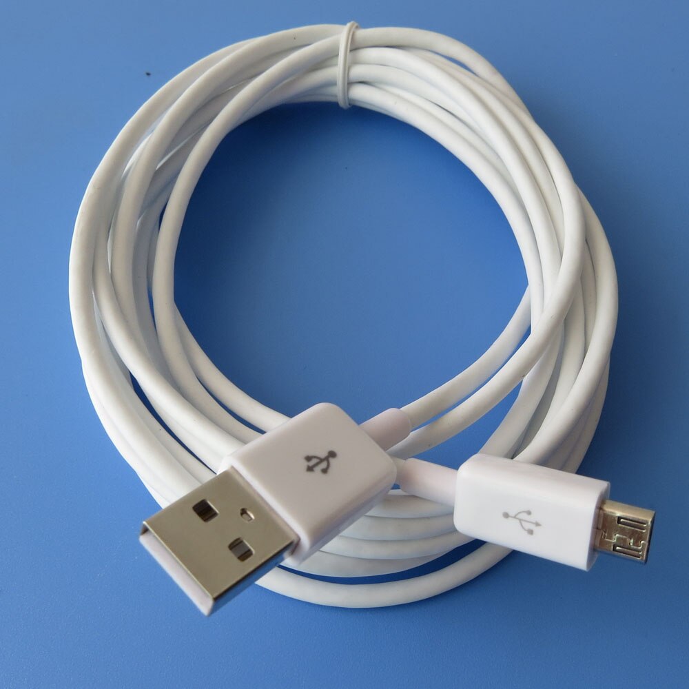Cable de carga de sincronización de datos, 5M, 16FTlong USB 2,0 A Micro B